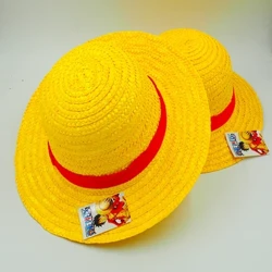 Anime Nhật Bản Cosplay Mũ Rơm One Piece Mũ Luffy Hoạt Hình Mũ Dễ Thương Màu Unisex Mũ Thoáng Khí Boater Đi Biển nón Lưỡi Trai