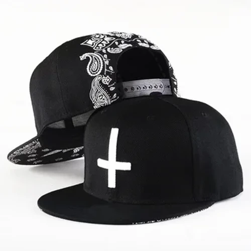 Pălărie de baseball snapback cu broderie încrucișată Pălării reglabile pentru tineret Bărbați, femei, șapcă la modă, șapci de dansuri stradale la tendință