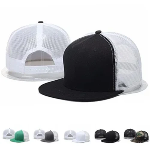 Mote unisex-lue Akryl Vanlig Snapback-lue Høy kvalitet Voksen Hip Hop Baseball Cap Menn Dame Mesh cap Utendørs Fritid Basebal