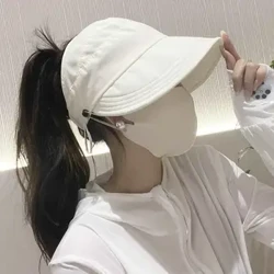 Mũ Chống Tia UV Người Cá Mũ Đi Biển Mùa Hè Nón Chống Nắng Di Động Có Thể Gập Lại Nón Rộng Vành Có Thể Điều Chỉnh Nửa Vành mũ