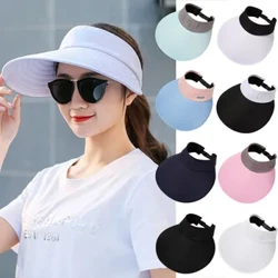 Isigqoko Se-Summer Wide Brim Sun Visor Isigqoko Esishintshayo Sokuvikela Igalofu Se-UV ​​Esiphathekayo Isigqoko Sezemidlalo Esilula Esilula Esebhishi Esivamile Sabesilisa Abesifazane