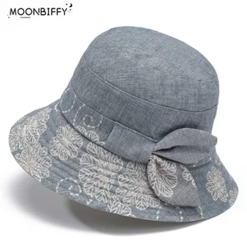 Hat Buicéad Mná Hat Samhraidh Panama do Mhná Visor Sun Protection Hat Buicéad UV Trá Panama Jean Hat caipín collapsible