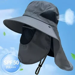 Iascaire Samhraidh Spóirt Allamuigh Hata Iascaireachta na bhFear Cosaint Uv Turasóireacht Breathable Brim Hat Sun Dreapadóireachta Ócáideach caipíní iascaireachta