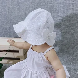 2022 Baru Musim Semi Musim Panas Luar Ruangan Bayi Perempuan Topi Renda Ikatan Simpul Topi Nelayan Bayi Topi Matahari Anak Topi Matahari Balita Topi Tabir Surya