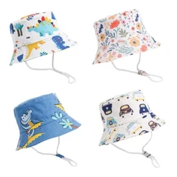 Musim Semi Musim Panas Anak Ember Topi Kartun Bayi Gadis Topi Pantai Sun Cap Balita Laki-laki Topi Nelayan Luar Ruangan Anak-anak Panama Cap