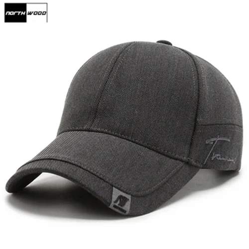 Capiau pêl fas solid o ansawdd uchel NORTHWOOD ar gyfer Dynion Cap Cotwm Awyr Agored Esgyrn CasquetteHomme Hetiau Trucker Dynion