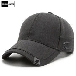 Capiau pêl fas solid o ansawdd uchel NORTHWOOD ar gyfer Dynion Cap Cotwm Awyr Agored Esgyrn CasquetteHomme Hetiau Trucker Dynion