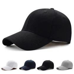 Unisex-hatt Vanlig böjd solskyddshatt utomhus Dammtät basebollkeps Enfärgad Mode Justerbara Fritidskepsar Herr Kvinnor
