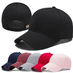 Boné unissex 100% algodão, boné de beisebol de alta qualidade, cor sólida, simples, resistente, masculino, feminino, ajustável, casual, esportes ao ar livre