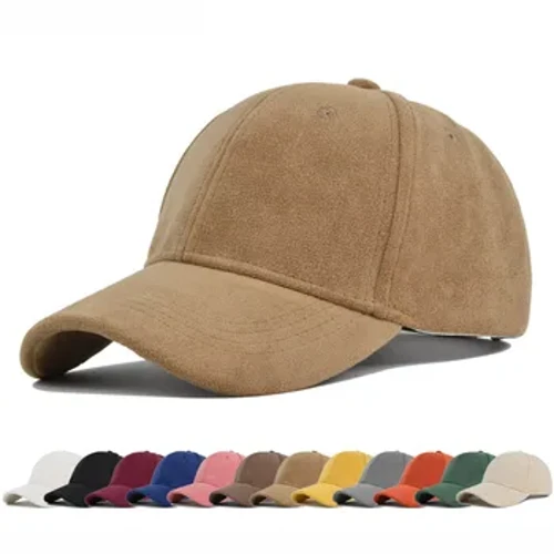 Da Lộn Thời Trang Mũ Lưỡi Trai Bóng Chày Cho Nam Nữ Thu Đông Chắc Chắn Retro Nón Snapback Hip Hop Unisex Đường Có Thể Điều Chỉnh Áo Chống Nắng mũ Lưỡi Trai