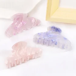 6.5cm Acrylic Colorful Crab Claw Klipu ya Kucha ya Nywele ya Wanawake ya Mitindo ya Wasichana Barrette Hairpin Vifaa vya Nywele vya Kikorea