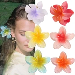 Pince à cheveux en forme de fleur pour femmes, grandes pinces, boucle pour épingles à cheveux, griffes japonaises, accessoires coréens en forme de crabe