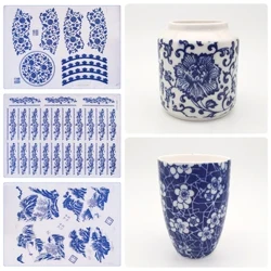 I-Pottery Ceramics Clay Transfer Paper Glaze Underglaze Colored Flower Paper Jingdezhen High Temperature Porcelain Decal Paper
