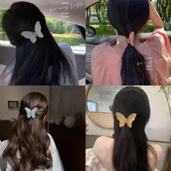 Design în formă de fluture cu gheare de păr Agrafe de păr elegante cu dinți încrucișați Agrafă de crab cu gheare Accesorii pentru păr