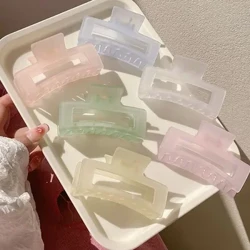 Vuốt Tóc Kẹp Cho Nữ Cô Gái Nhựa Trong Suốt Lớn Vuốt Tóc Kẹp Cua Nữ Buổi Biểu Diễn Kẹp Móng Vuốt Cô Gái Phụ Kiện Tóc 2023