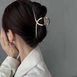 13.5Cm Quá Khổ Kim Loại Vuốt Tóc Thời Trang Lớn Rỗng Tóc Kẹp Tóc Hợp Thời Trang Hairgrip Mũ Cho Bé Gái Phụ Kiện Tóc quà Tặng