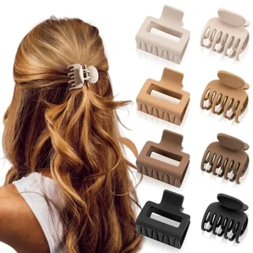 Kolea Paʻi lauoho paʻa no nā wahine Matte Frosted Liʻiliʻi Maʻiuʻu lauoho Headwear Paʻi Barrette Kaikamahine Nā mea lauoho lauoho.