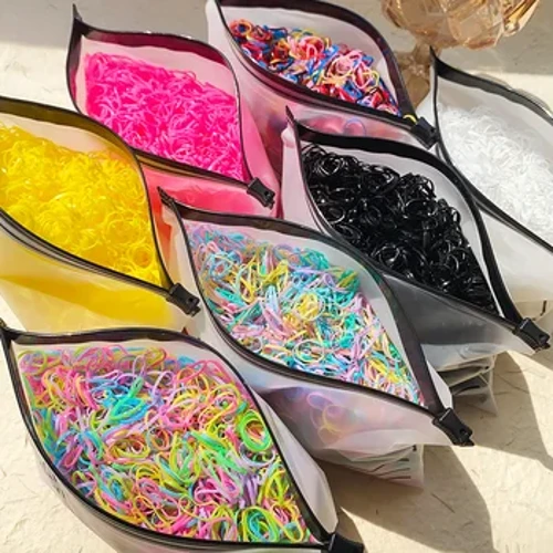500 pezzi ragazze colorate usa e getta elastico fasce elastiche per capelli fascia per bambini fasce per coda di cavallo accessori per capelli per bambini