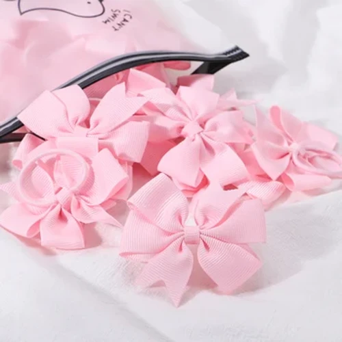 10 Pcs/lot 20 Warna Mini Ikatan Simpul Elastis Rambut Band untuk Anak Perempuan Rambut Tali Rambut Dasi Ekor Kuda Pemegang Anak Bayi Aksesoris Rambut Hadiah
