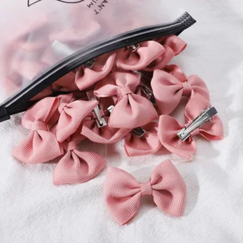 10 sztuk/partia dziewczyny śliczne Barrettes wstążka z kokardą do kokardki do włosów klipsy Handmade klips do włosów nakrycia głowy spinki do włosów dla dzieci akcesoria do włosów dla dzieci