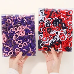 20/50/100pcs fete pentru copii colorați mici benzi de păr elastic pentru copii pentru copii suport pentru copii pentru copii