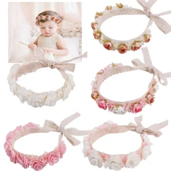 Fréijoer Summer Hierscht Wanter Rosa Wäiss Rous Séiss Schéinheet Schéint Puppelchen Meedchen Handgemaachte Kappbänner Neie Hoer Design Fir Gebuertsdagsparty