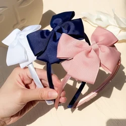 1 pezzo a nastro fatti fatti a mano in fascia per capelli per bambine 20 colori carini browknot a fascia solida copricapo per bambini accessori per bambini