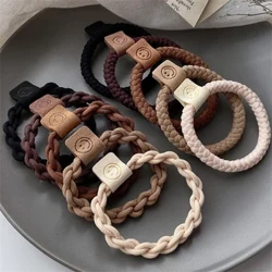 5 buc. Scrunchies pentru păr coreeană pentru femei puternice pentru fete, benzi elastice de cauciuc pentru păr, Suporturi pentru păr/gumă/Accesorii pentru cravată
