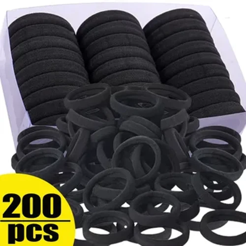 200/50PCS Fa'a'au'au Fa'a'au'au Maualuluga mo Fa'fine Teine Fa'auli Uuli Nonoa Pa'u Nonoa Si'usi'u Si'usi'u Scrunchies Tamaiti Mea Fa'aulu.