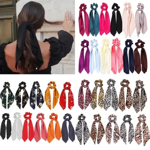 Chouchous de couleur unie pour femmes, mode coréenne, attaches pour cheveux longs, écharpe queue de cheval, bandeau élastique doux, accessoires pour cheveux, couvre-chef