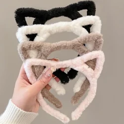 Clust Cat Plush Lolita Bandiau pen Merched Cartwn Bandiau Gwallt blewog Cylchyn Merched Cosplay Gwisgoedd Penwisgoedd Parti Gwallt Corea Affeithwyr