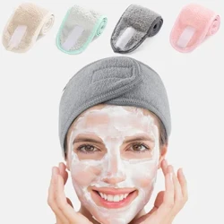 Phụ nữ điều chỉnh spa spa băng bộ đầu trang điểm băng tead băng đầu cho mặt rửa mặt phụ kiện tóc mềm