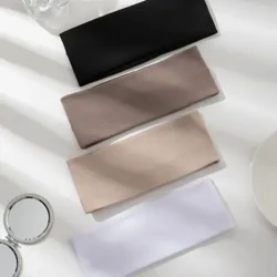 4PCS/Đặt thời trang rộng màu tóc rắn tóc mềm mượt mà nữ trang điểm chạy bộ thể thao Yoga Vintag Phụ kiện tóc