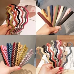 Diadema ondulada de resina para mujer y niña, accesorios para el cabello que combinan con todo, superventas, nuevos estilos, 2024