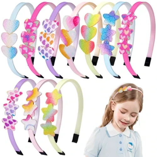 Thời Trang Nữ Băng Đô Quấn Tóc Đầu Trái Tim Rainbow Mũ Cổ Điển Bé Gái Phụ Kiện Tóc Tự Làm Băng Đô Cài Tóc Turban Gọng Tóc Hoop