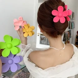 AISHG Akrilikoa Lore Plaka Handia Ile Besarka Koreako Estilo Moda Atzeko Burua Bainutzeko Ile Clip Ile Osagarriak Emakumeentzako Buruko Arropa
