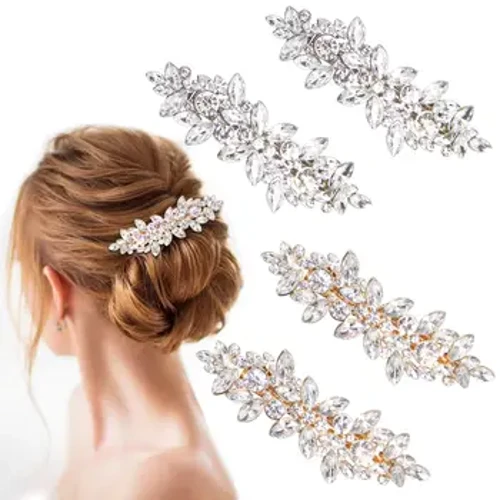 Luxus Rhinestone Hoernål Onkraut Pearl Patch Kristaller Hoer Clip Hoer Accessoiren Fir Fraen Braut Kappbekleedung Hoer Styling Tools
