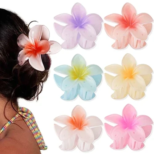 Moda Femei Vacanta la Plaja Boemia Ou Floare Agrafe de Par Floare Gheare Par Mare Agraf Femei Fete Accesorii