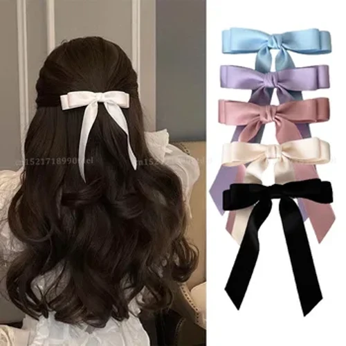 Modako ehuna ile-arkua Emakumeen Neskentzako Zinta Ile-Klipak Beltza Zuria Lazoa Top Clip Emakumezkoen Ile Osagarriak