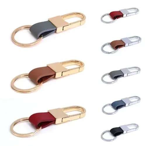 1 Máy Tính Chính Hãng Móc Khóa Da Quà Tặng Doanh Nghiệp Móc Khóa Kim Loại Nam Nữ Chìa Khóa Ô Tô Dây Đeo Eo Ví Móc Khóa Keyrings