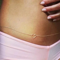 Phụ nữ Thời Trang Mới Gợi Cảm Trái Tim Đào Eo Dây Xích Tất Cả Trận Đấu Đơn Giản Đồ Bơi Đảng Dây Xích Toàn Thân BD7002