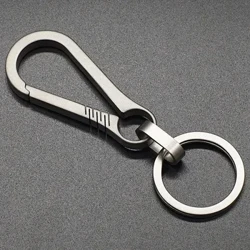 Portable Titanium Alloy Carabiner Multi-function Keychain Fa'asa'o i fafo Noiini Fa'atautau Mama Buckle Pi'a Tatau Fagogo Mea faigaluega Tolauapiga.