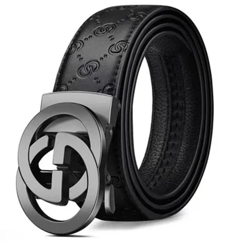 Gwregysau 34mm Enwog Brand Merched Gwisg Belt Ansawdd Gwregys Lledr Moethus Ddiffuant Ar gyfer Dynion Belt Strap Gwryw Metel Awtomatig Bwcl