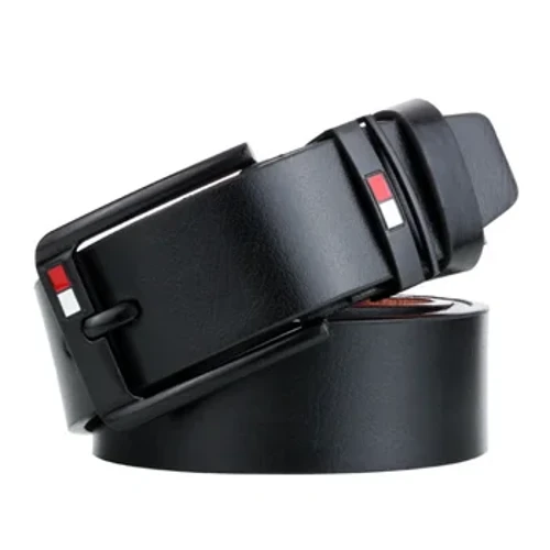 ʻO ke kāʻei hoʻolālā nani o nā kāne kāne kiʻekiʻe ʻoi aku ka maikaʻi o ke kaula ʻili ʻili PU ʻo Buckle nani nā kāʻei Vintage no Jeans Leisure Waistband