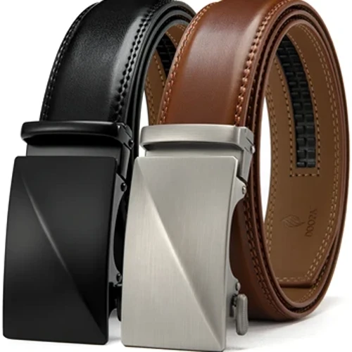 Heren lederen riem Automatische gespriem Mode legering riemen Genune lederen luxe riemen voor heren Zakelijke luxe designerkleding