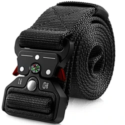 Män Bälte Army Utomhus Jakt Taktisk utomhus bergsbestigning Multifunktionell Taktisk Nylon Canvas Vävt Byxbälte