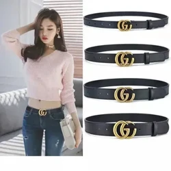 Dwbl G Ladies Lledr Ddiffuant Gwregys Slimming Belt Dillad Merched Gwisg Addurnol Jeans Waist Belt Ar gyfer Merched