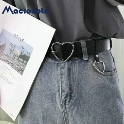 Moda aýal-gyzlar PU deri guşak ýürek aýal zenan ýakymly gara Harajuku guşak zenanlar balak partiýasy köýnek üçin ýürek guşaklary