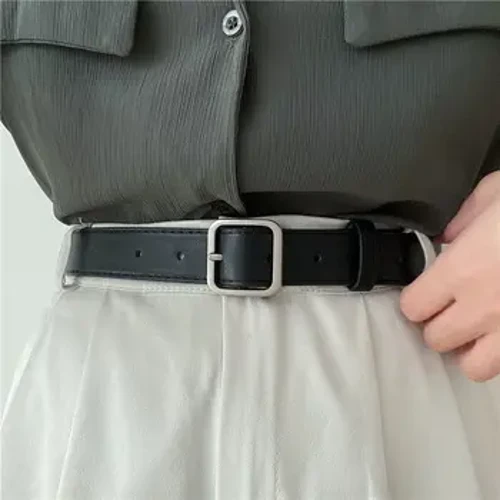 2013 yeni Kore moda vahşi kemer Şık öğrenciler rahat retro basit kare toka kemer pantolon kemeri erkekler ve kadınlar