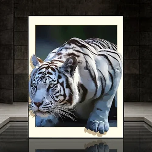 Dieren DIY 5D Diamond Painting Kits Tiger Eagle Leopard Diamond Mozaïek Hand ingelegde steentjes Borduren Home Decor Gift
